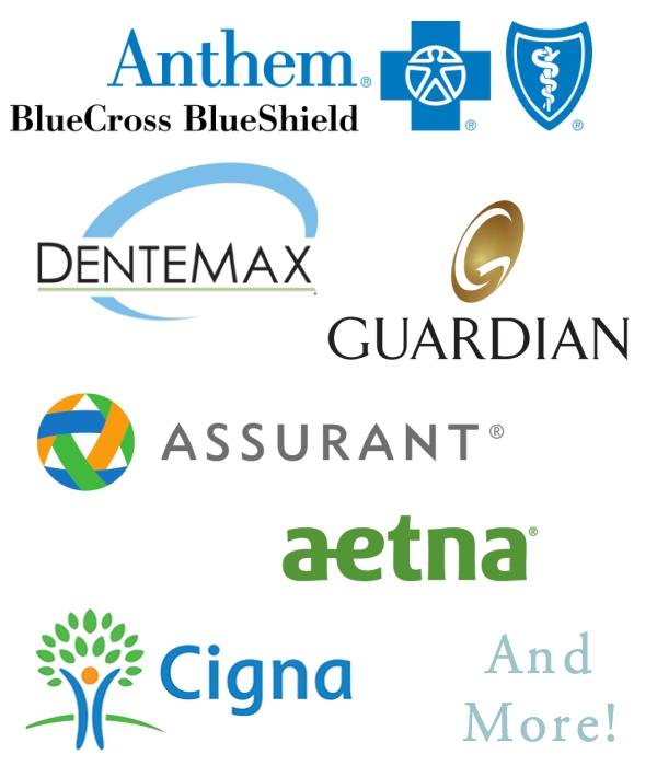 collage of insurance logos