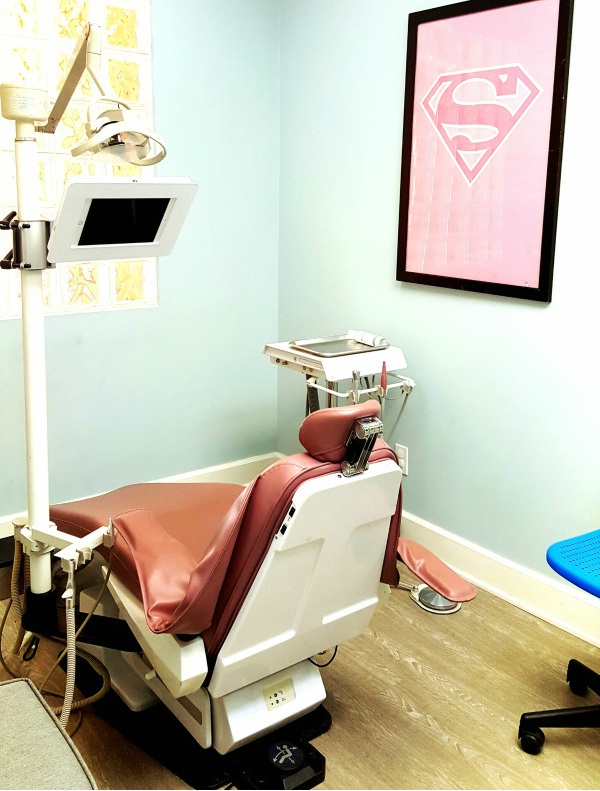 dr. ellen im pediatric dentistry treatment room